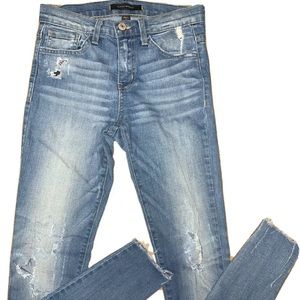 Flying Monkey Size 25 Skinny Jeans with Distress & Holes